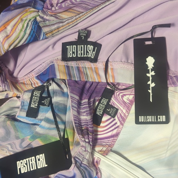 NWT (4 set) Poster Girl purple marble outfits - Picture 9 of 15